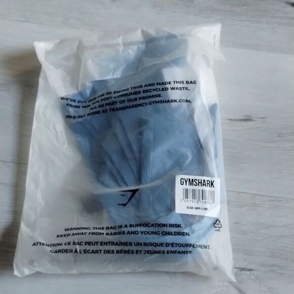 Gymshark TRAINING LEGGINGS Size S Coastal Blue NWT In Packaging - Picture 5 of 6
